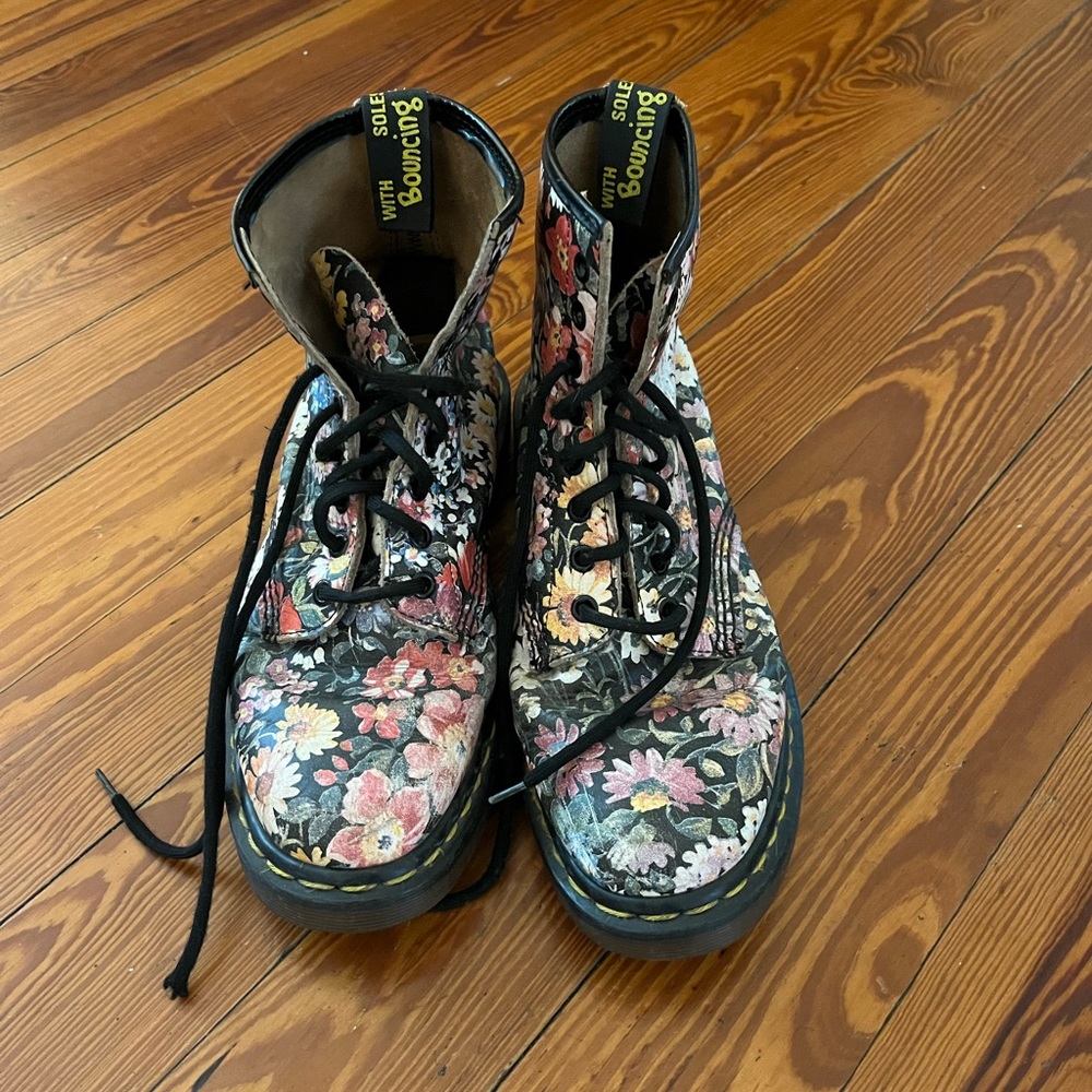 Floral Doc Martens